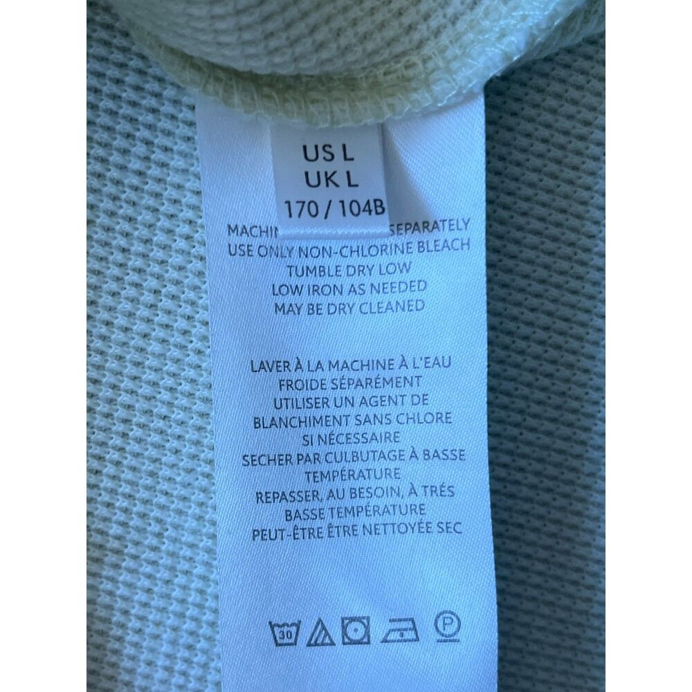 We The Free  Free People Yellow Long Sleeve Cuff Shirt Top  Women's Size Large - Picture 5 of 11